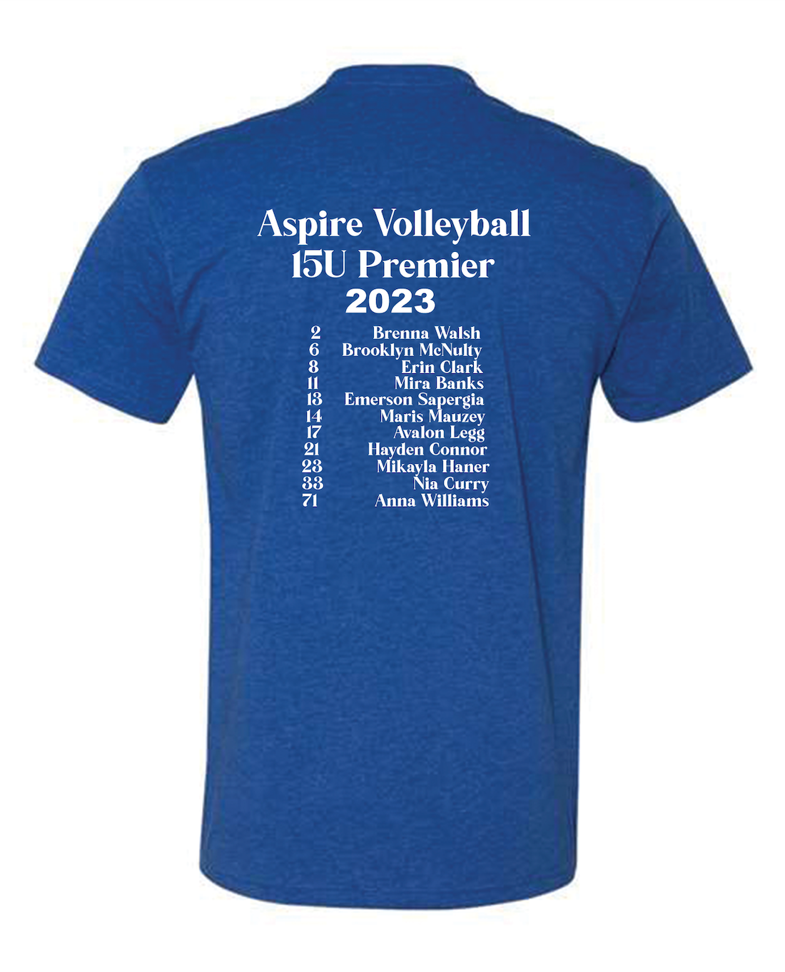 Aspire Volleyball New Era Ladies Tri-blend Hoodie