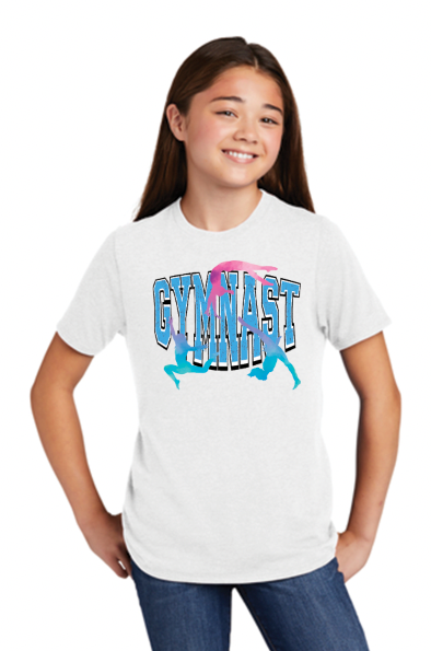 Gymnast Watercolor Performance T-Shirt