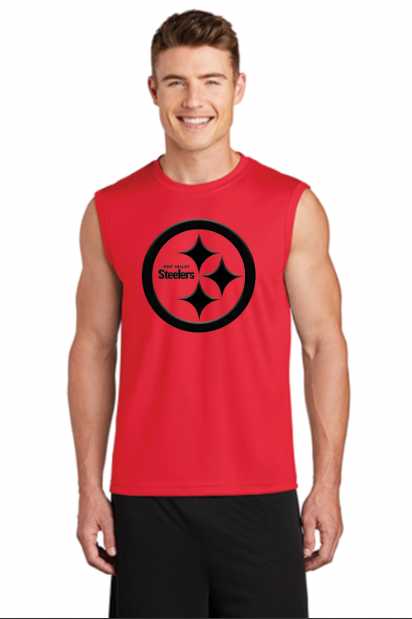 Steelers Football Sleeveless Performance T-Shirt