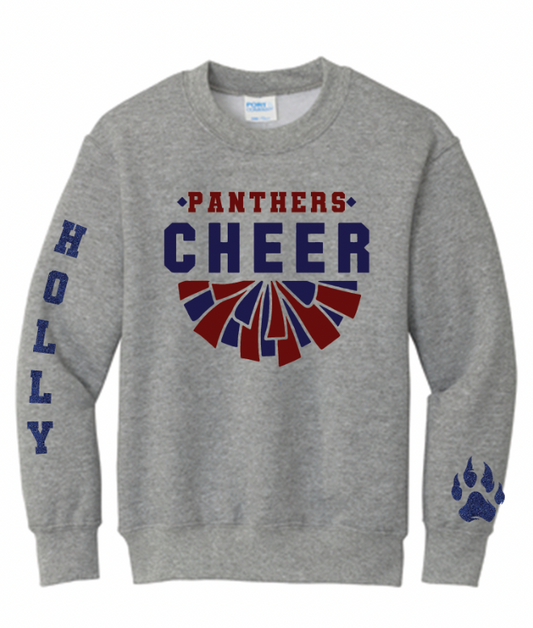 NEW Altadena Panthers Cheerleading Personalized Crewneck Sweatshirt