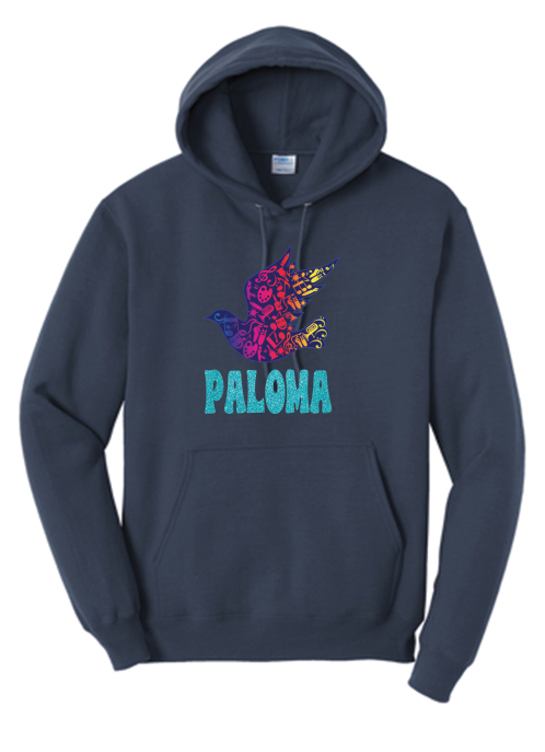 Paloma Dove Glitter Pullover Hoodie